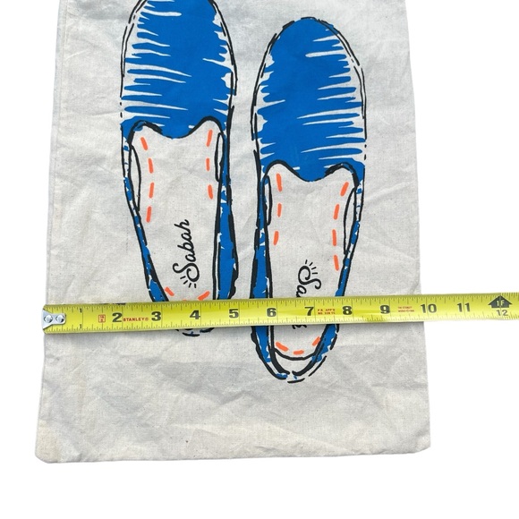 Sabah Slides Cotton Shoe Storage Dust Bag Protection 10x15 1/2 EUC - Picture 6 of 7